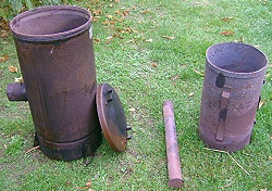 Flugora Sawdust-Stove 全部品